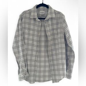Goodfellow & Co Men's Light Gray Plaid Shirt
